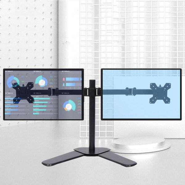 Dual Monitor Stand For Desktop With Flexible Viewing Angles Monitor Mounts & Stands