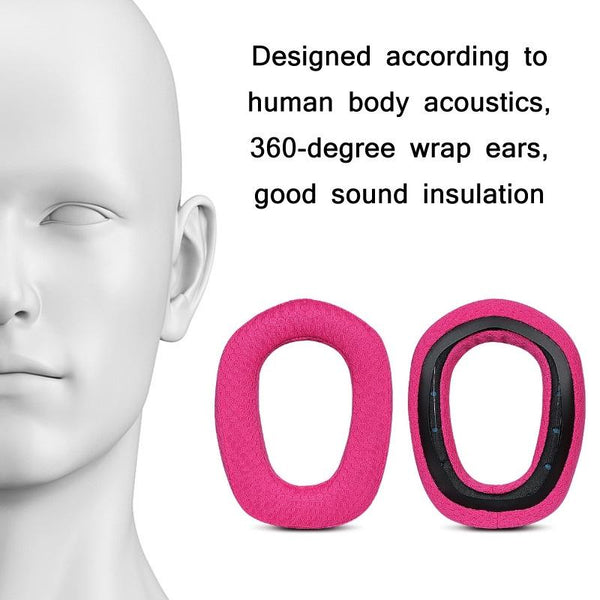 Pair Of Purple Sponge Headrest Pads For Logitech G435 Portable Audio Accessories Headphone Accessories