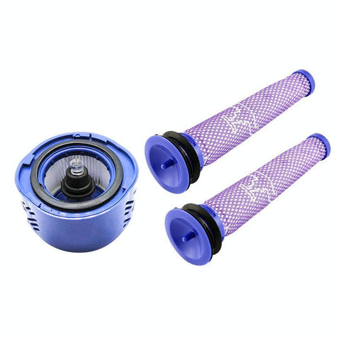 Versatile Three In One Filter Kit For Dyson V6 Compatible With Multiple Models Vacuum Cleaner Parts