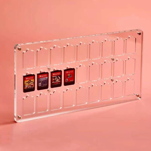 Magnetic Crystal Card Storage Box For Switch 27 Piece Acrylic Design Other Video Game Accessories