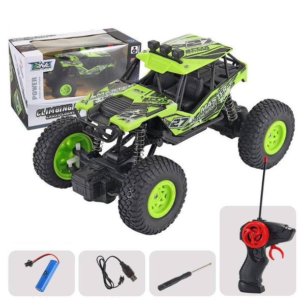 Charging Remote Control Car Toy For Kids Small Green Off Road Vehicle Remote Controlled Toys