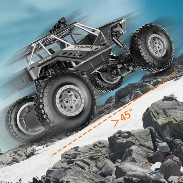 Medium Alloy Off Road Rc Car For Kids Black Remote Controlled Toys