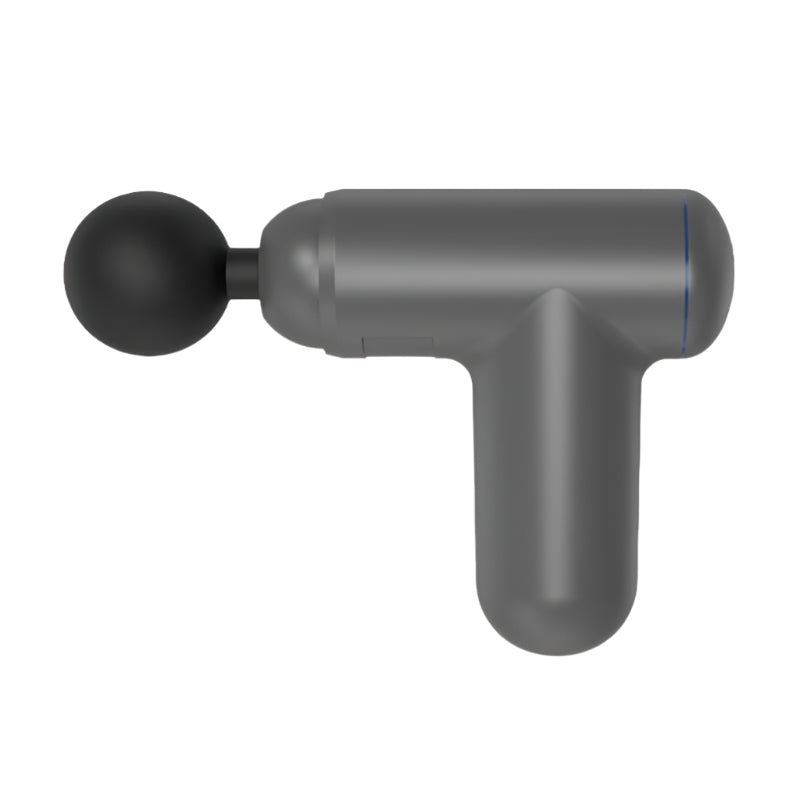 Compact Vibrating Fascia Massage Gun Gray Massagers