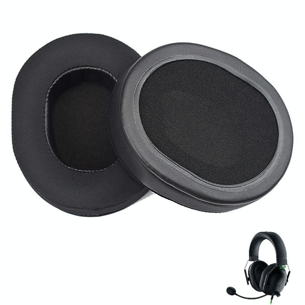 Black Gel Earpads For Razer Blackshark V2 X / Usb Headset 1 Pair Headphone Accessories