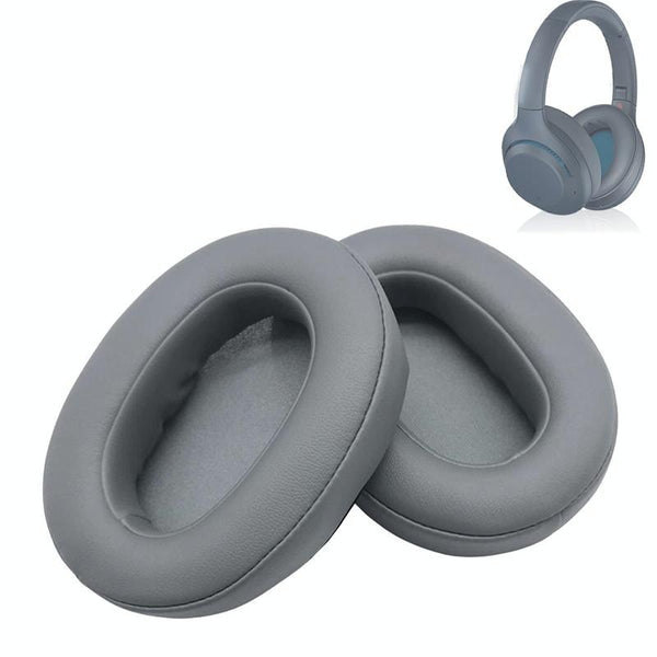 2 Pack Protein Skin Earpads For Wh Xb900n Headphones Replacement Cushions Gray Headphone Accessories