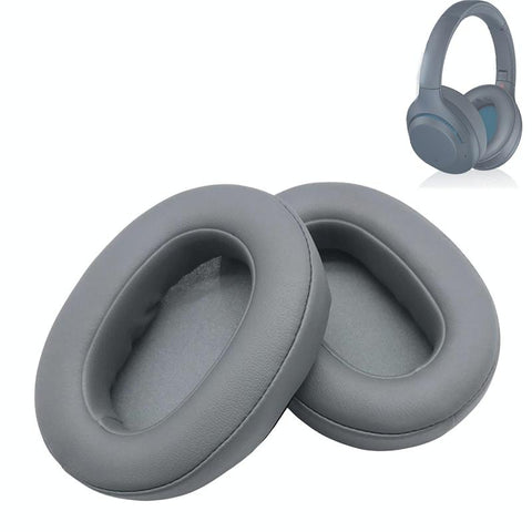 2 Pack Protein Skin Earpads For Wh Xb900n Headphones Replacement Cushions Gray Headphone Accessories