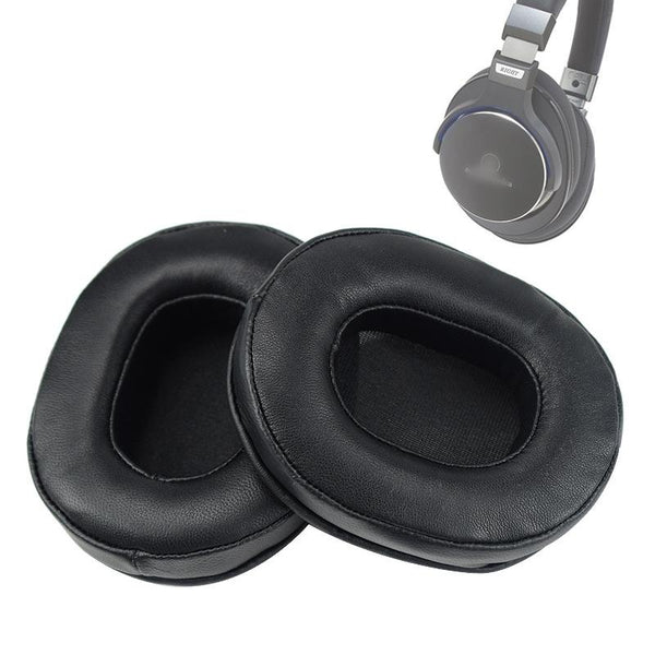 Sheepskin Earmuffs For Audio Technica Ath M50 M40 M50x Msr7 Black Headphone Accessories