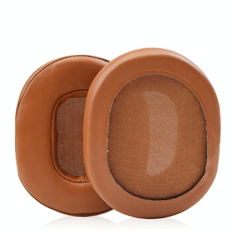 Thick Sheepskin Headset Earmuffs For Audio Technica Ath M50x M30x M40x M20x Brown Headphone Accessories