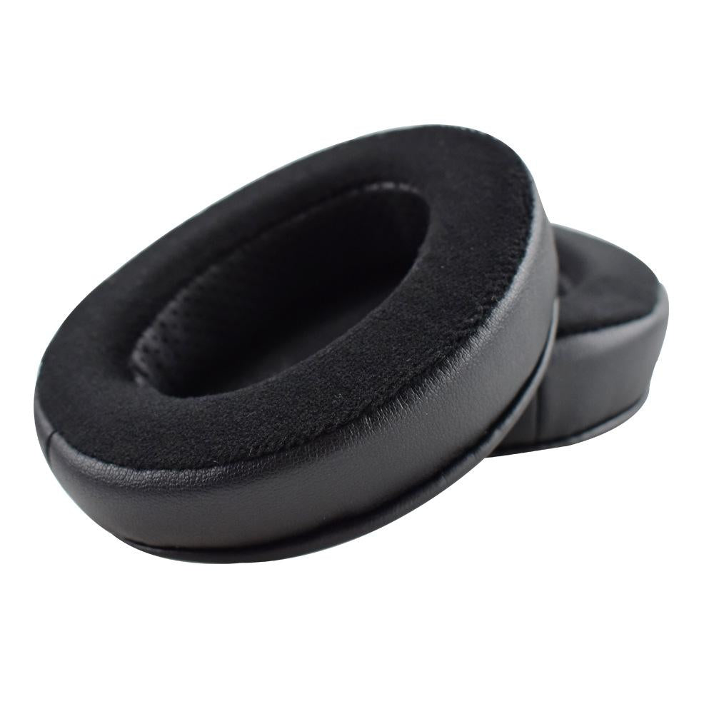 Black Velvet & Pu Headset Earmuffs For Audio Technica Ath M50x / M30x M40x M20x Headphone Accessories