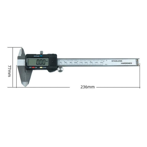 Stainless Steel Digital Vernier Caliper Measuring Tool 0 200 Millimetres Vernier Calipers