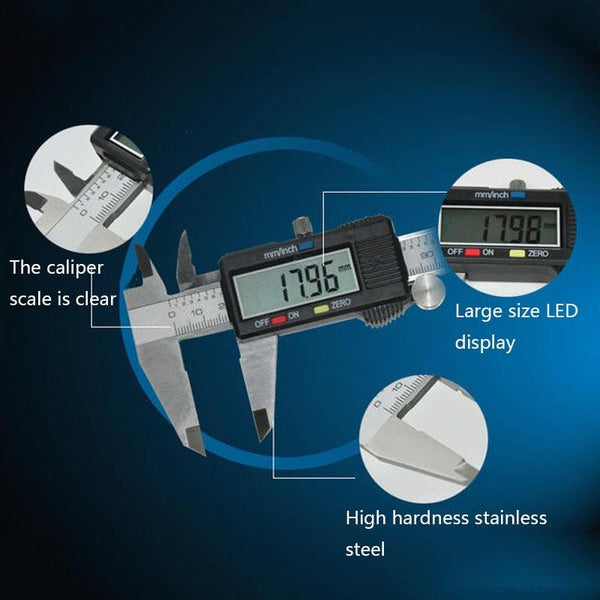 Stainless Steel Digital Vernier Caliper 0 300Mm Vernier Calipers