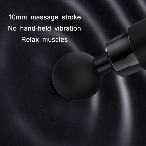 12 Speed Vibrating Mini Muscle Massager Gun Red For Deep Tissue Relief Massagers