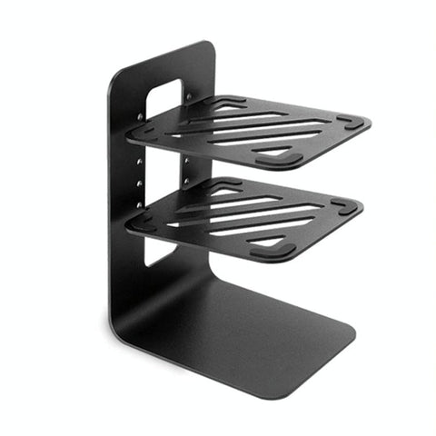 Double Layer Portable Aluminium Laptop Stand With Cooling Speaker Stands Holders & Car Mounts