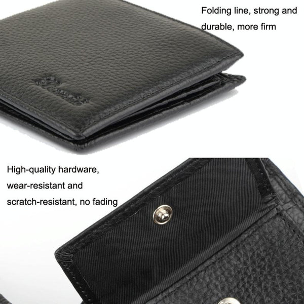 Men Leather Coin Wallet With Rfid Protection Wallets