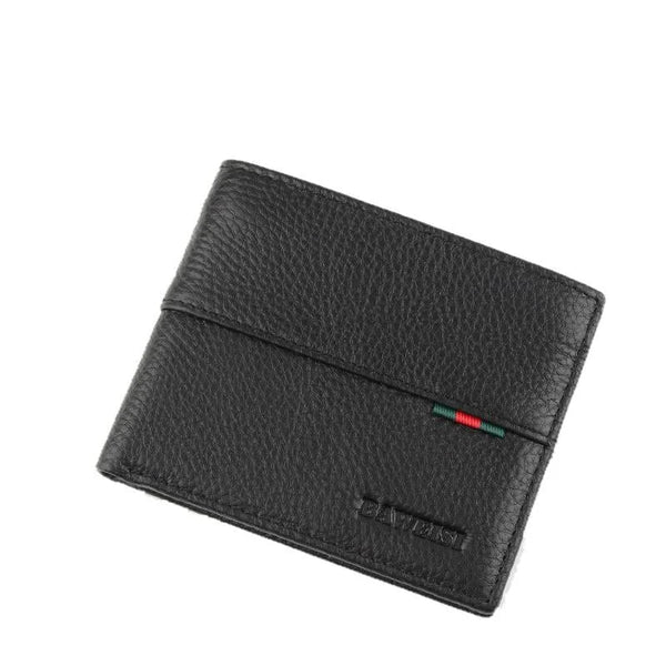 Rfid Protected Men Short Wallet With Multiple Card Slots Compact Secure Design Wallets