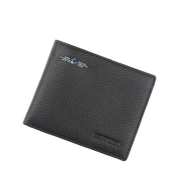 Rfid Blocking Slim Mens Leather Wallet With Card Holder Design Wallets