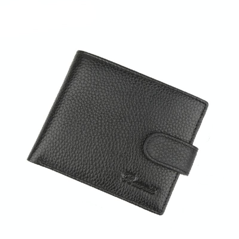 Rfid Protected Short Wallet For Men Compact Design With Card Slots Wallets