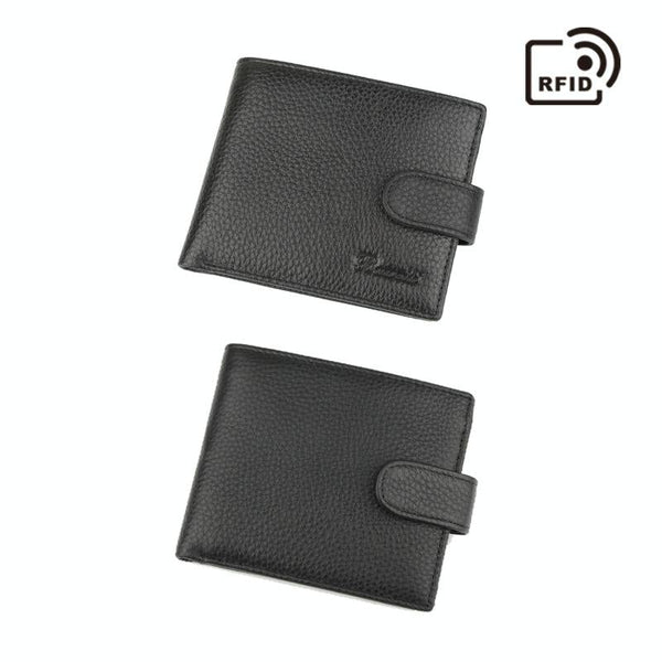 Anti Magnetic Rfid Blocking Short Men's Wallet With Multiple Card Slots Wallets