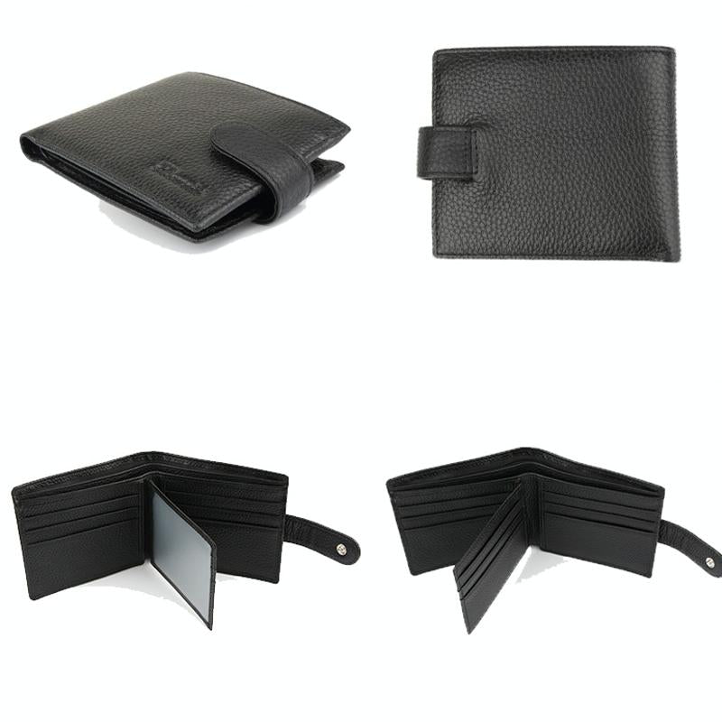 Anti Magnetic Rfid Blocking Short Men's Wallet With Multiple Card Slots Wallets