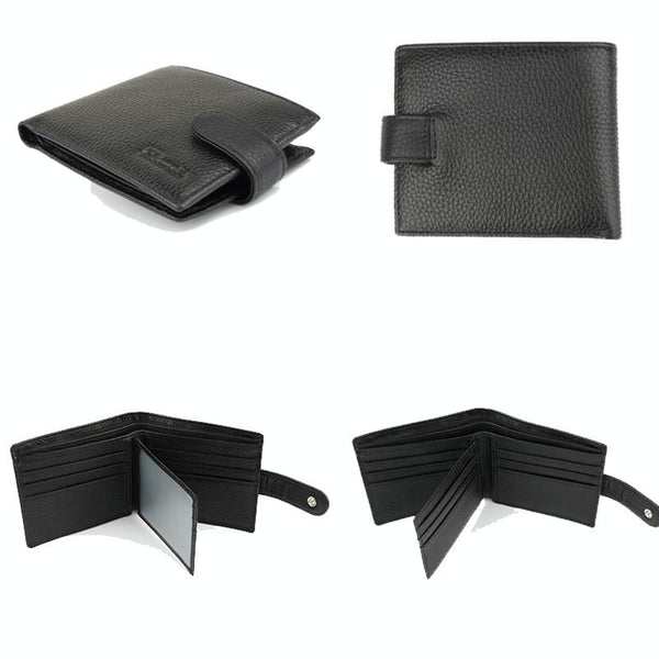 Anti Magnetic Rfid Blocking Short Men's Wallet With Multiple Card Slots Wallets