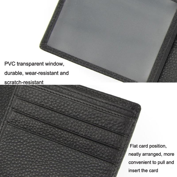 Rfid Protected Men's Wallet With Durable Cow Leather And Compact Design Wallets