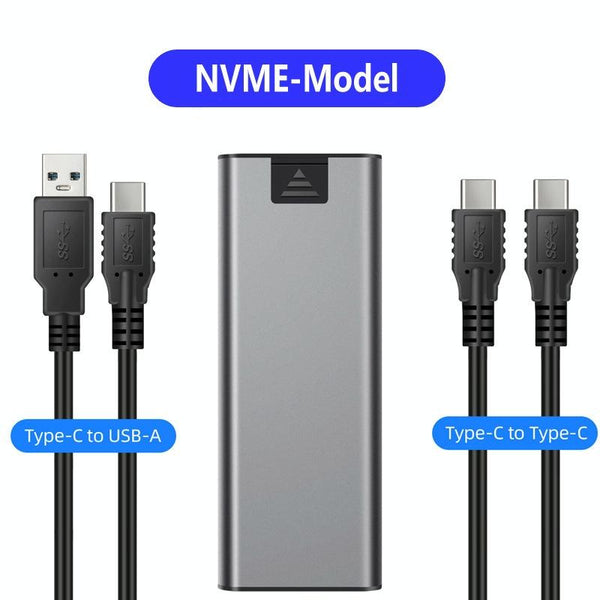 Aluminium M.2 Nvme Usb C Drive Enclosure For Solid State Storage Devices Drive Enclosures & Docks