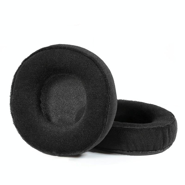 2 Pack Flannel Earmuffs For Audio Headsets Black Soft And Comfortable Replacement Headphone Accessories