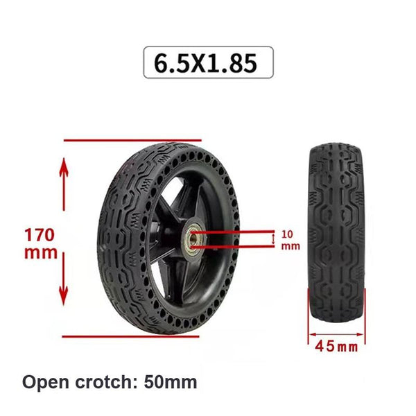 6.5 X 1.85 Solid Honeycomb Tire For Electric Scooter Accessories Parts