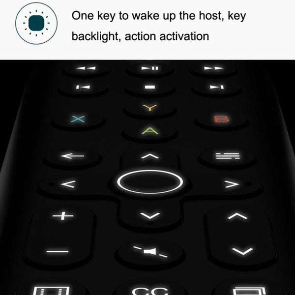 Long Backlit Media Remote Control For Xbox Black Version Remote Controls