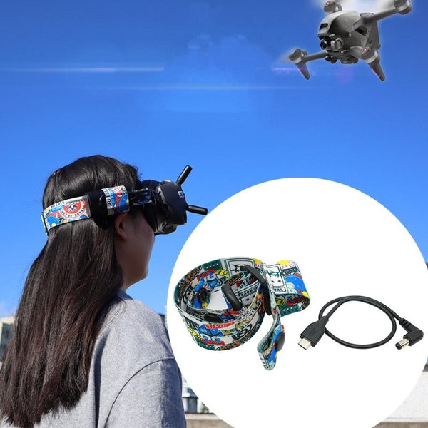 Fixed Headband For Dji Fpv Goggles V2 Flight Video Glasses With Adjustable Strap Other Camera & Photo Accs
