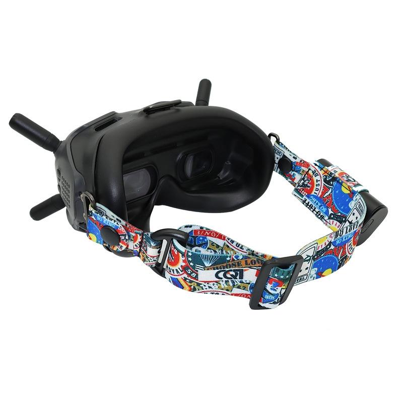 Fixed Strap For Dji Fpv Goggles V2 Graffiti Headband Straps & Hand Grips