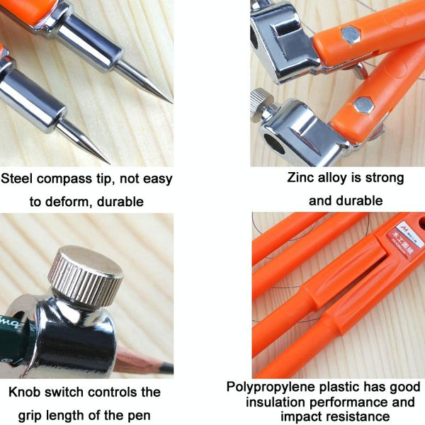 Metal Compass For Woodworking Decoration And Drawing Tools Other Woodworking Equipment