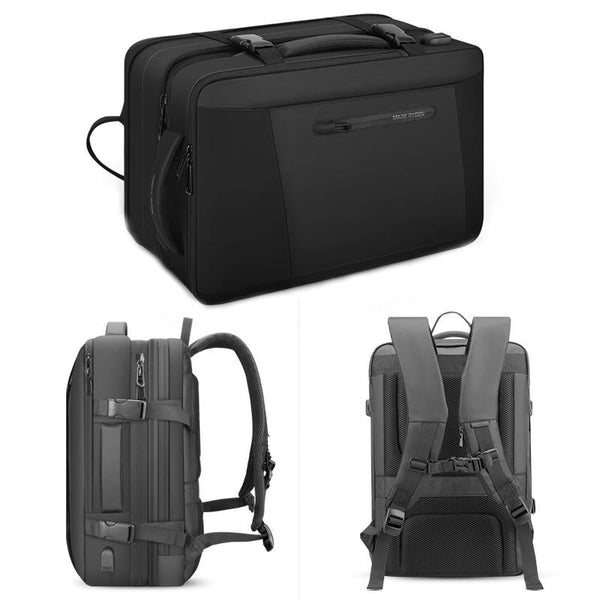 Large Capacity Oxford Backpack With Raincoat Functionality For Men 17.3 Inch Bags