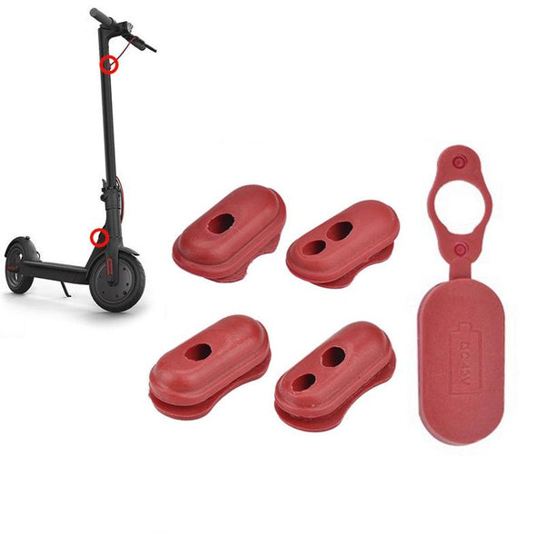 Universal Five In One Silicone Port Cover For Xiaomi M365 Scooter Accessories