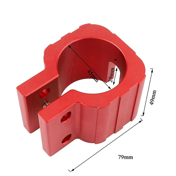 Red Folding Clamp With Pad For Electric Scooter Secure Storage And Stability Accessories Parts