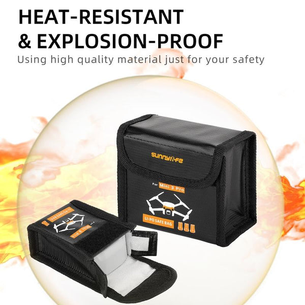 Explosion Proof Battery Bag For Dji Mini 3 Holds Batteries Battery Boxes