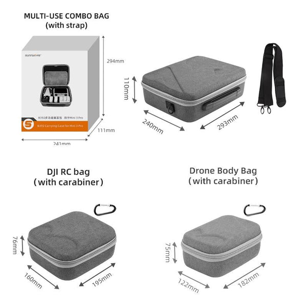 6 Battery Protective Storage Bag For Dji Mini 3 Camera Cases Bags & Covers