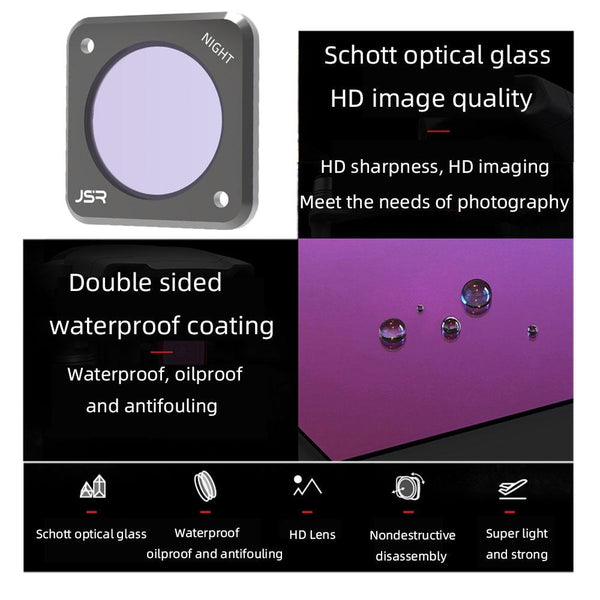 Cpl Style Camera Filter For Dji Action 2 Filters