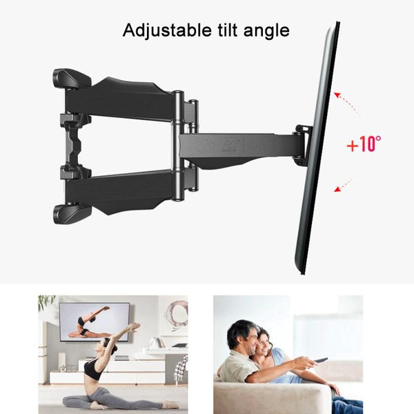 Telescopic Swivel Tv Monitor Wall Mount Bracket For 45 70 Inch Tv Stands & Mounts