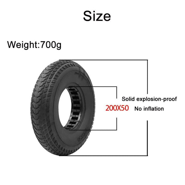 Xiaomi Scooter 8 Inches Hollow Solid Rubber Tire Accessories Parts