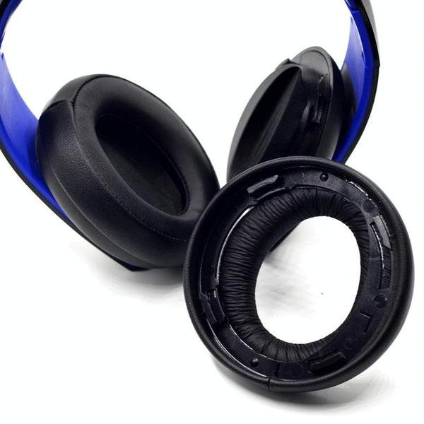 2 Pack Headphone Sponge Covers For Sony Ps3 / Ps4 7.1 Gold Blue Headphone Accessories