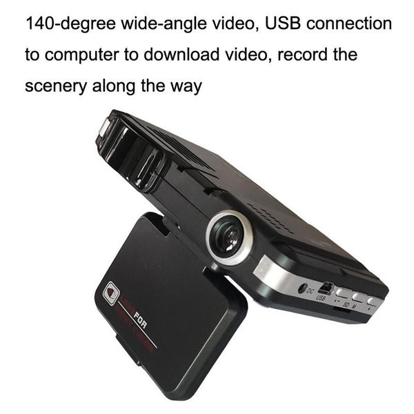 Vg1 Driving Recorder Radar 2 In 1 Electronic Dog Car Early Warning Detector Other Car Video
