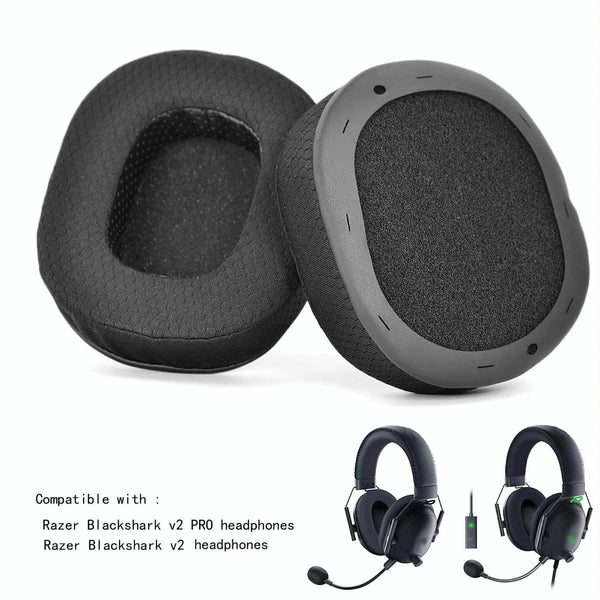 2 Pack Ear Pads For Blackshark V2 Pro Ice Sense Sponge Cover Replacement Headphone Accessories