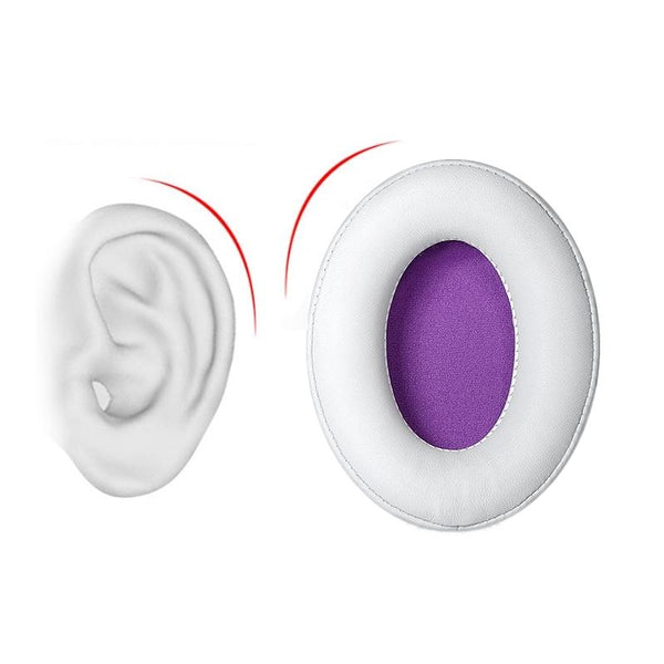 2 Pcs Foam Headphone Earmuffs For Kingston Hyperx Cloud Mix Flight Alpha White Headphone Accessories