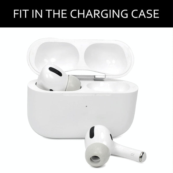 2 Pack Memory Foam Ear Caps For Tws Wireless Earbuds Medium Black Replacement Headphone Accessories