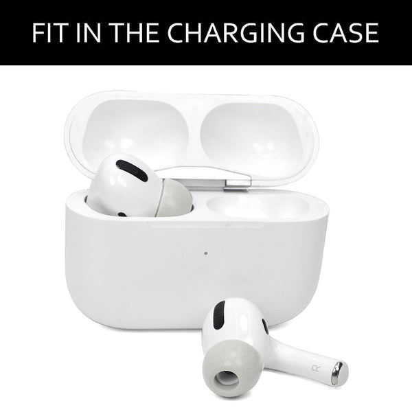 2 Pack Memory Foam Ear Tips For Tws Airpods Pro Black Small Size Headphone Accessories