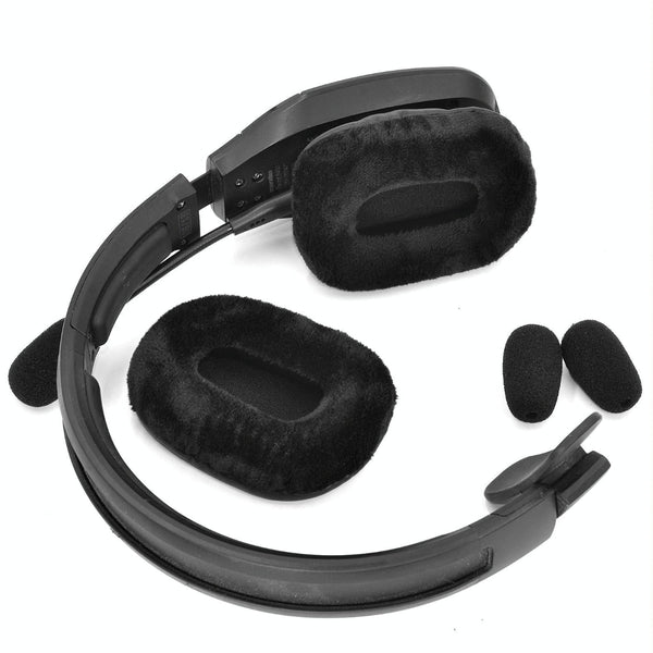 Pair Of Velvet Earmuffs For Vxi B450 Xt Comfort And Enhanced Sound Quality Headphone Accessories