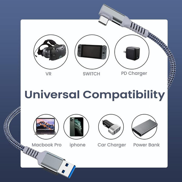 Aluminium Virtual Reality Link Cable For Oculus Quest 2 Five Metres Cables & Adapters