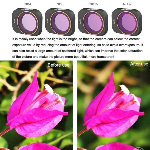 Mini 3 Pro Neutral Density Filter Nd4 For Cameras And Lenses Filters