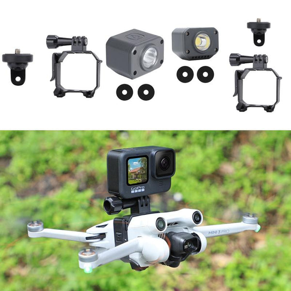 Pro Gopro 10 Action Camera Mount For Dji Mini 3 With Searchlight Compatibility Tripod Mount Accessories
